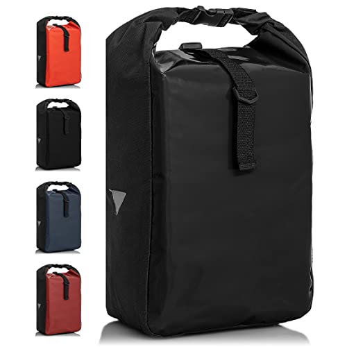 BÜCHEL Fahrradtasche für Gepäckträger I 100% wasserdicht und bis zu 10kg belastbar I Fahrradtasche Gepäckträger aus Tarpaulin, Gepäckträgertasche, Fahrrad Taschen hinten von Büchel