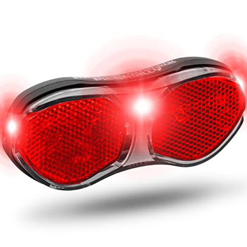 Büchel LED Fahrrad Gepäckträgerlicht | Rücklicht | Fahrradrücklicht für Dynamobetrieb oder E-Bike | StVZO zugelassen | Fahrradlicht hinten, 11.69 x 5.02 x 1.79 cm, rear, von Büchel