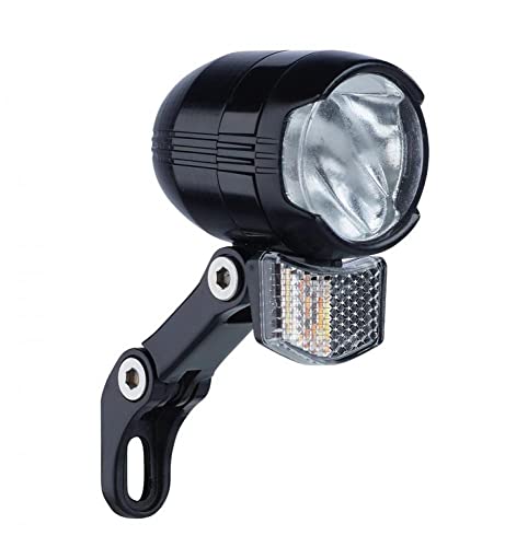 Büchel LED-Scheinwerfer Shiny 80 mit Halter ca.80 Lux E-Bike Version (1 Stück) von Büchel