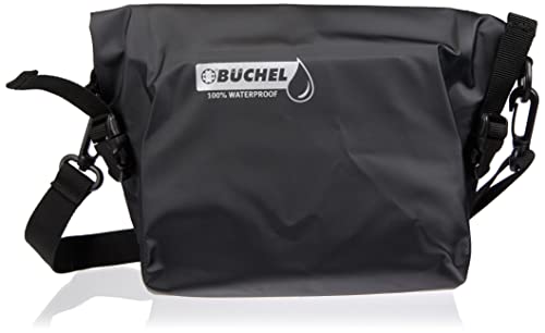 Büchel Lenkertasche, 100% wasserdicht, mit Tragegurt, schwarz, 81530001 Büchel Lenkertasche, 100% wasserdicht, mit Tragegurt, schwarz, 81530001 von Büchel