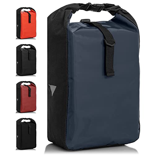 BÜCHEL Fahrradtasche für Gepäckträger I wasserabweisend und bis zu 10kg belastbar I Fahrradtasche Gepäckträger aus Tarpaulin, Gepäckträgertasche, Fahrrad Taschen hinten von Büchel