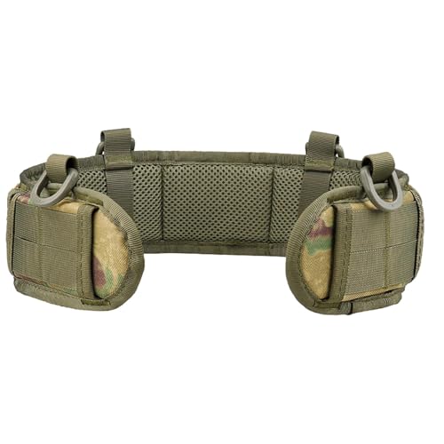 Buerfu Kampfgürtel | Outdoor Heavy Duty Schnellverschluss Kampfgürtel | Mehrzweck-Patrouillengürtel Outdoor Sportausrüstung Schnellverschluss Gepolsterter Gürtel für Damen Herren von Buerfu