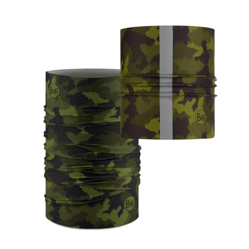 Buff® Bundle Neckwarmer Dog Collection Original EcoStretch drucken Militar Einzelgröße und Dog Neckwear drucken Militar S/M Erwachsene von Buff