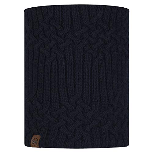 Buff® Knitted & Fleece Neckwarmer N-Helle Night Blue Melange von Buff