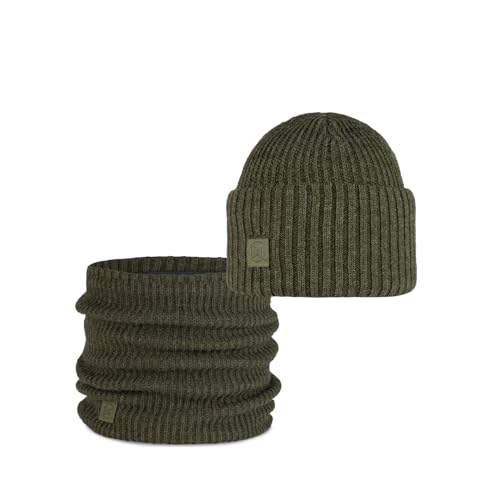 Buff Bundle of Knitted Mütze Rutger Silversage und Knitted & Fleece Neckwarmer Rutger Silversage Einzelgröße Erwachsene Buff Bundle of Knitted Mütze Rutger Silversage und Knitted & Fleece Neckwarmer Rutger Silversage Einzelgröße Erwachsene von Buff