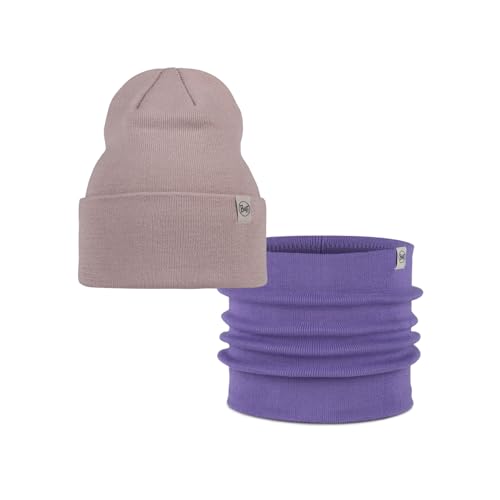Buff Bundle of Street Knitted Hut Lilon Rosewood und Knitted Neckwarmer Lilon Metaverse Einzelgröße Erwachsene Buff Bundle of Street Knitted Hut Lilon Rosewood und Knitted Neckwarmer Lilon Metaverse Einzelgröße Erwachsene von Buff