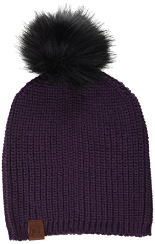 Buff Damen Knitted Hat Adalwolf Mütze, BlackBerry, One Size Buff Damen Knitted Hat Adalwolf Mütze, BlackBerry, One Size von Buff