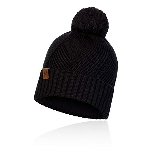 Buff Herren Buff Knitted & Band Hat Raisa Black StrickMütze und Fleece, Schwarz, Einheitsgröße EU von Buff