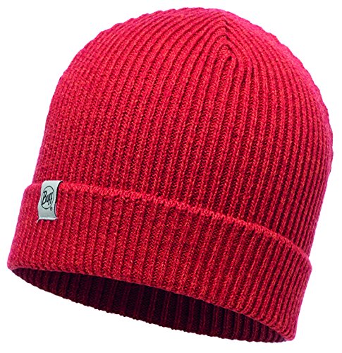 Buff Kinder Knitted and Polar Hat Kopfbedeckungen, Sparky Red, M von Buff