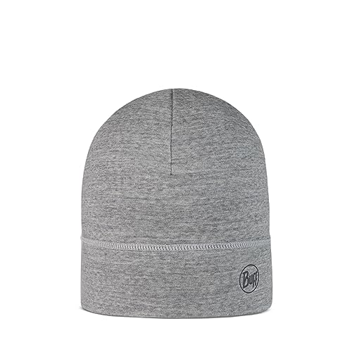 Buff Unisex Merino Lightweight Mütze, Solid Light Grey, Einheitsgröße EU Buff Unisex Merino Lightweight Mütze, Solid Light Grey, Einheitsgröße EU von Buff