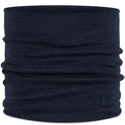 Buff Unisex-Adult Solid Indigo Merino Heavyweight Multifunktionstuch, One Size, Blau von Buff