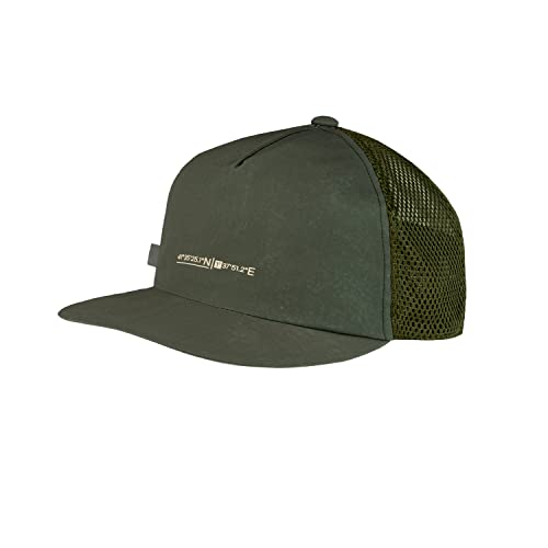 Buff Unisex-Adult Solid Military Pack Trucker Cap, Green, Einheitsgröße von Buff