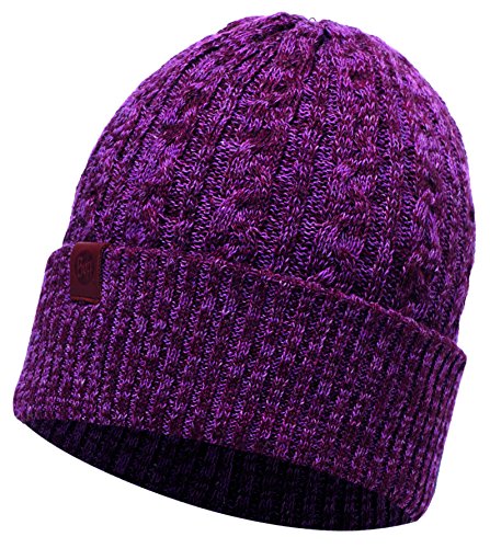 Buff Unisex Knitted Hat Braidy Mütze, Amaranth Purple, One Size von Buff