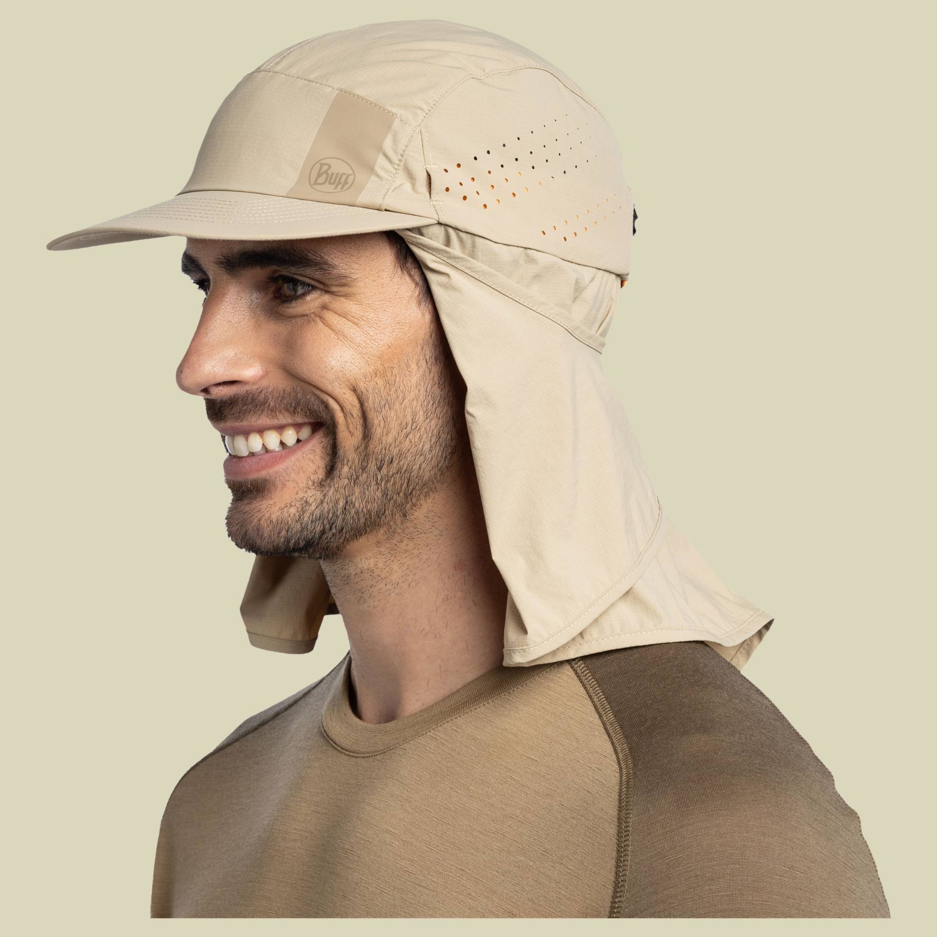 Desert Cap S/M beige - solid birch grey Desert Cap S/M beige - solid birch grey von Buff