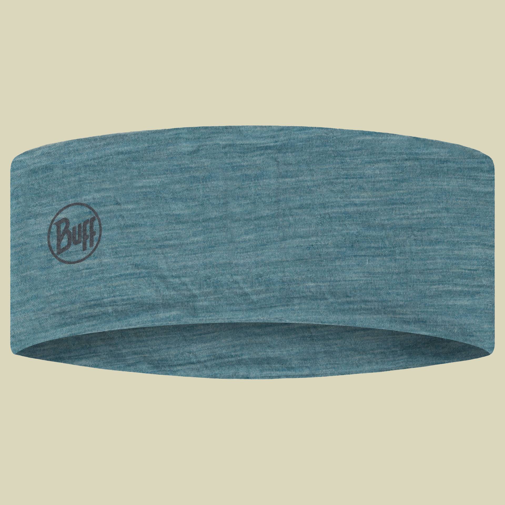 Merino Lightweight Headband one size blau - solid pool von Buff