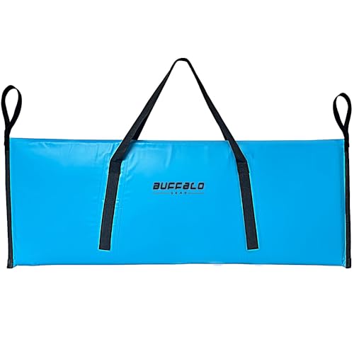 Buffalo Gear Isolierte Fisch-Kühltasche, 121,9 x 45,7 cm, große Fischtötungstasche, tragbar, wasserdicht, auslaufsicher, hält eiskalt mehr als 24 Stunden (blau) von Buffalo Gear