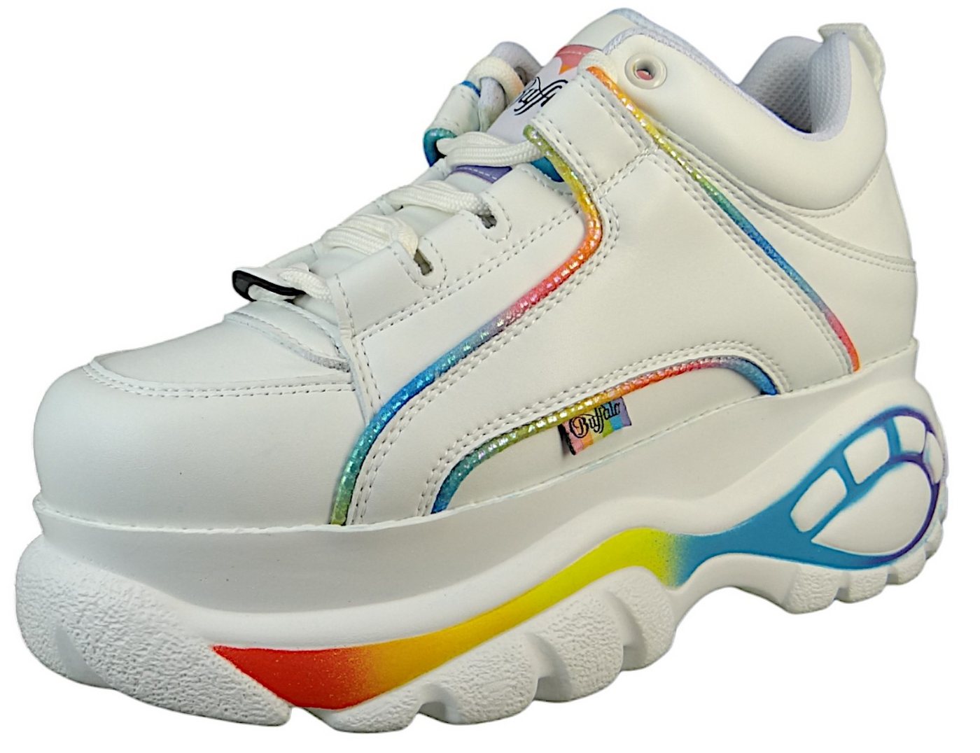 Buffalo 1533344 1339-14 2.0 White/Rainbow Sneaker Buffalo 1533344 1339-14 2.0 White/Rainbow Sneaker von Buffalo