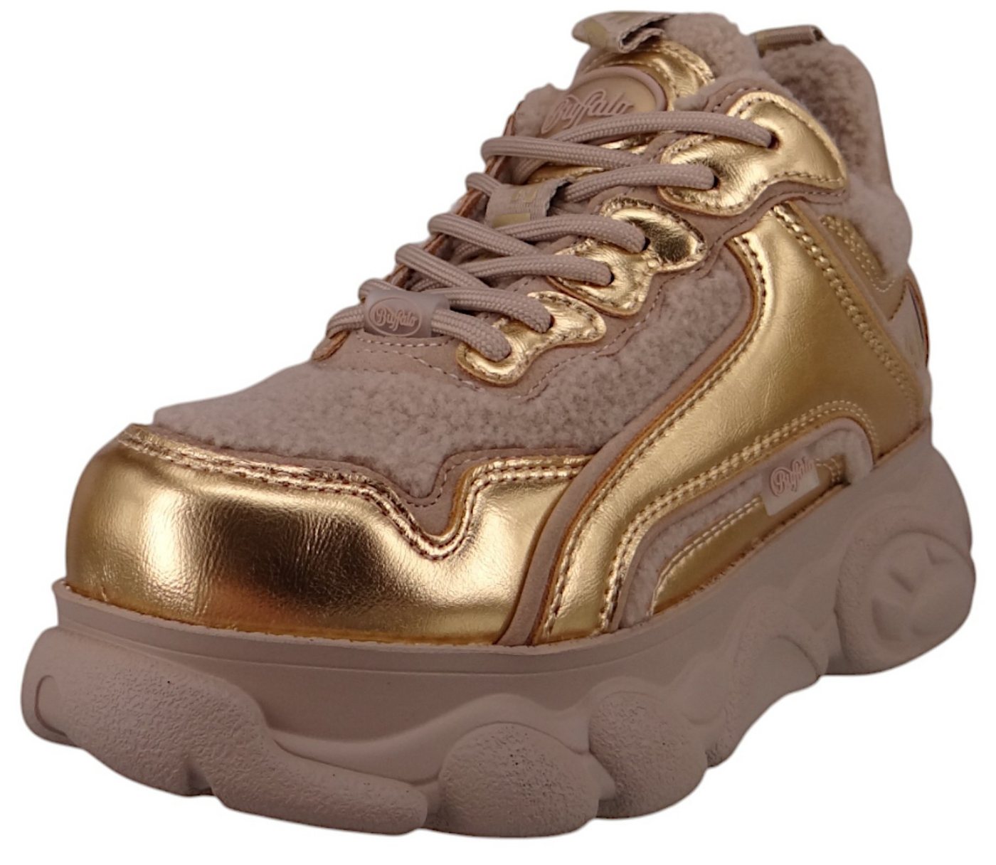Buffalo 1636321 CLD CHAI Warm Beige Gold Sneaker Buffalo 1636321 CLD CHAI Warm Beige Gold Sneaker von Buffalo