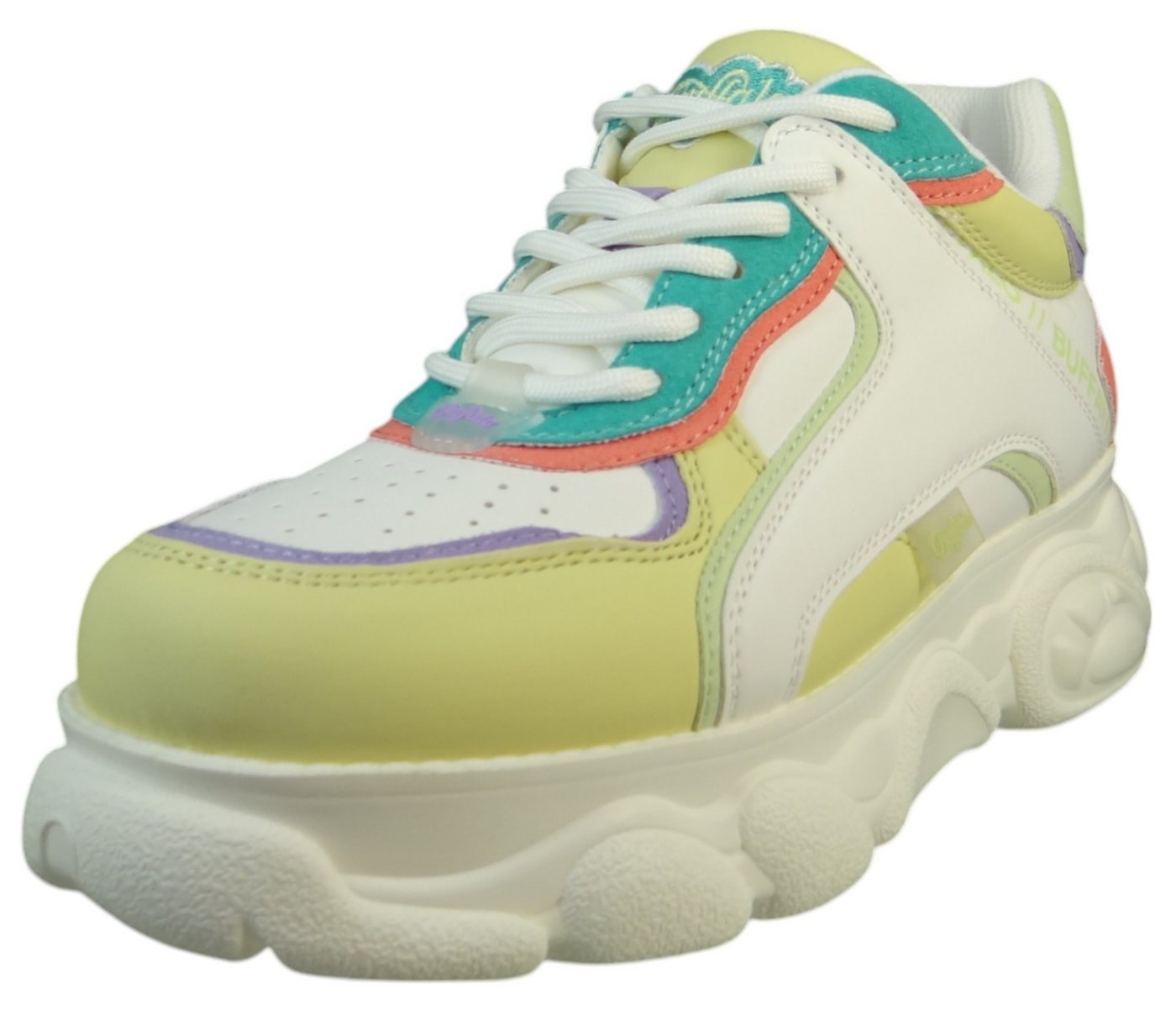 Buffalo 1636384 CLD Echo Low Top Yellow/Lime/Petrol Sneaker Buffalo 1636384 CLD Echo Low Top Yellow/Lime/Petrol Sneaker von Buffalo
