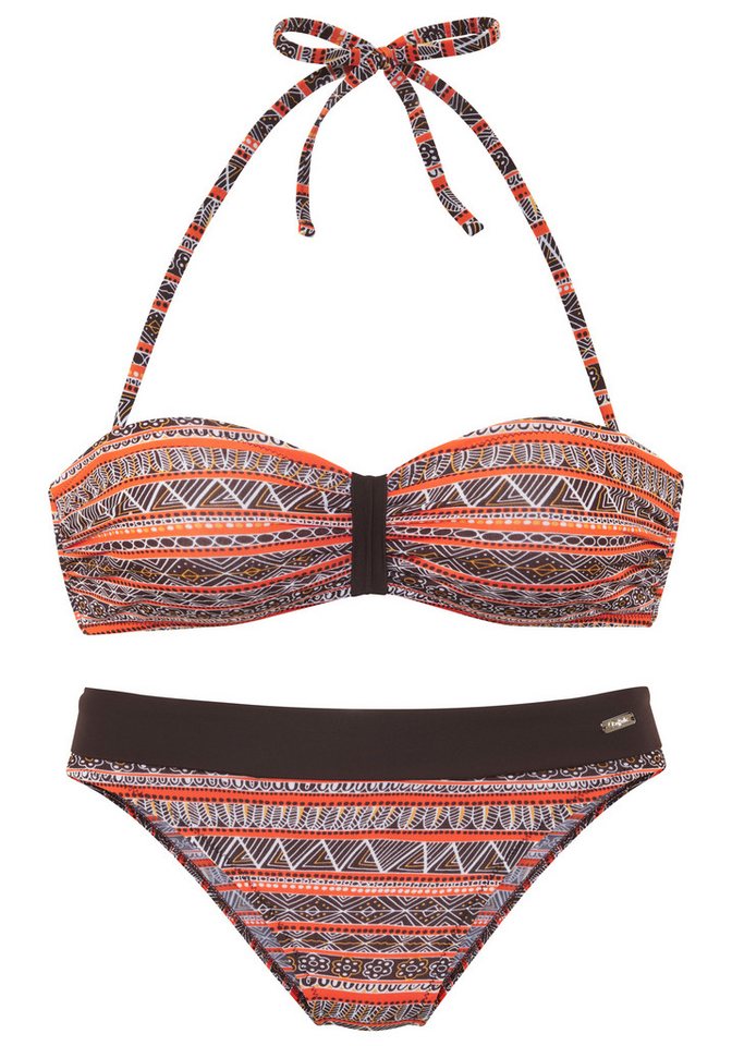 Buffalo Bandeau-Bikini Mit trendigem Streifendruck von Buffalo