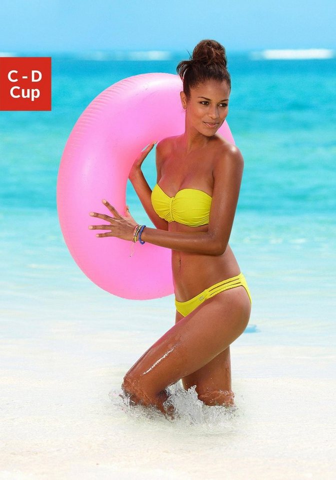 Buffalo Bügel-Bandeau-Bikini-Top Happy, mit geflochtenem Detail Buffalo Bügel-Bandeau-Bikini-Top Happy, mit geflochtenem Detail von Buffalo
