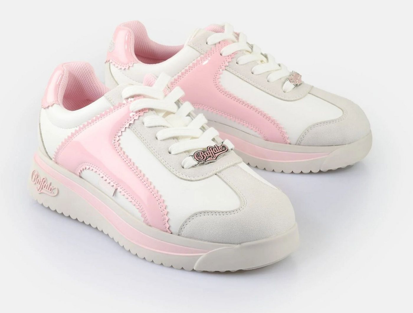 Buffalo Buffalo Sneaker Malibu /CremRosa/Weiß Sneaker Buffalo Buffalo Sneaker Malibu /CremRosa/Weiß Sneaker von Buffalo
