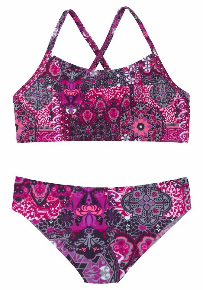 Buffalo Bustier-Bikini Shari Kids mit verspieltem Print Buffalo Bustier-Bikini Shari Kids mit verspieltem Print von Buffalo