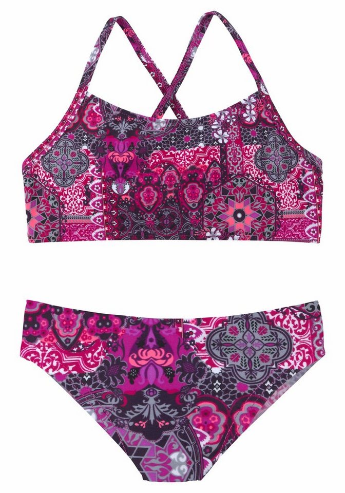 Buffalo Bustier-Bikini Shari Kids mit verspieltem Print von Buffalo