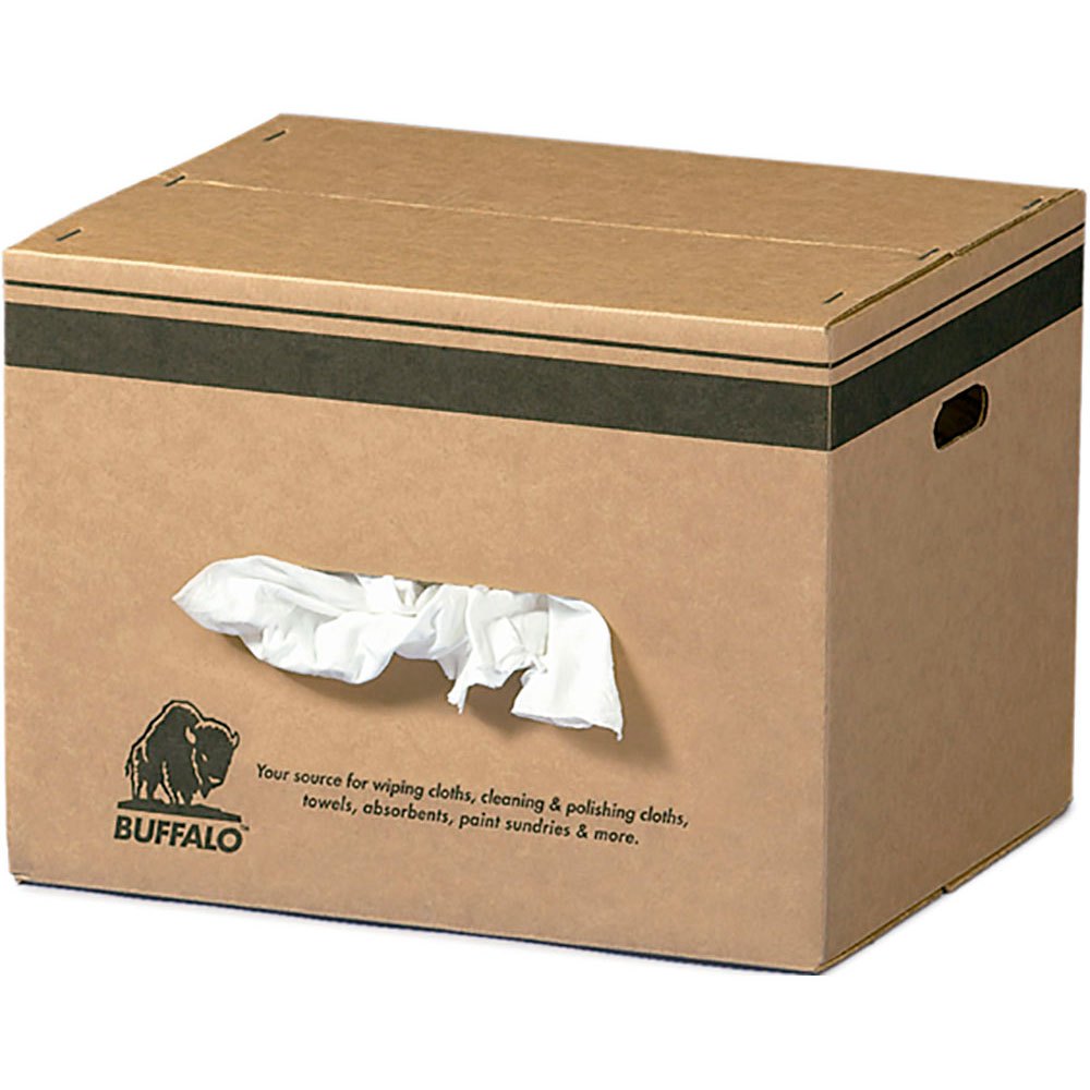 Buffalo Knit Wipers 25 Lbs Box Weiß von Buffalo