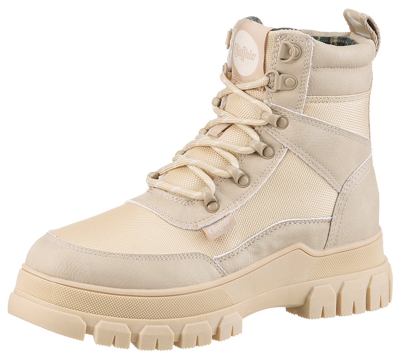 Buffalo NOVA COM VEGAN Schnürboots, Stiefelette, High Top Sneaker, Plateauabsatz, mit Memory Foam Buffalo NOVA COM VEGAN Schnürboots, Stiefelette, High Top Sneaker, Plateauabsatz, mit Memory Foam von Buffalo