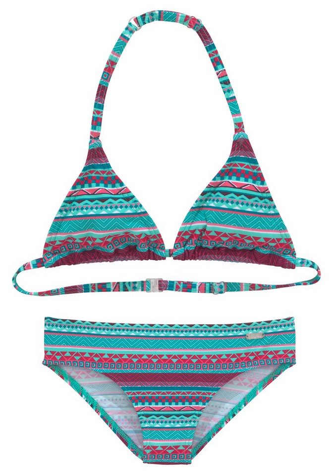 Buffalo Triangel-Bikini Lux Kids mit abstraktem Druck Buffalo Triangel-Bikini Lux Kids mit abstraktem Druck von Buffalo