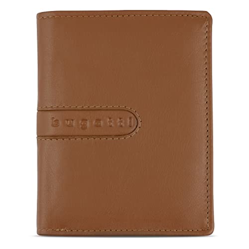 bugatti Bomba Upright Wallet with Flap Cognac von bugatti