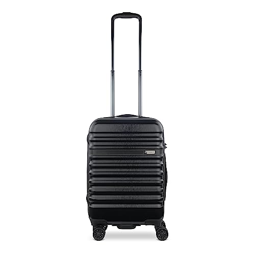 bugatti Corium Hartschalenkoffer 56x38x21,5 cm - 30L, 4 Rollen mit TSA Zahlenschloss, schwarz von bugatti