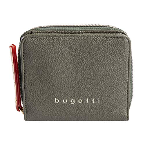 bugatti Ella Ladies Small Zip Around Wallet Olive von bugatti