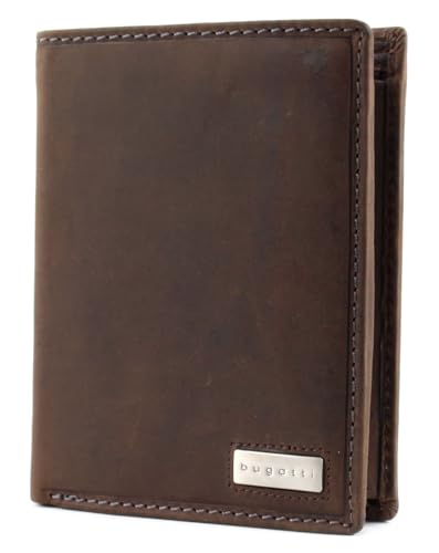 bugatti Hunter RFID Coin Wallet Combi Style 13CC Metal Logo Brown bugatti Hunter RFID Coin Wallet Combi Style 13CC Metal Logo Brown von bugatti