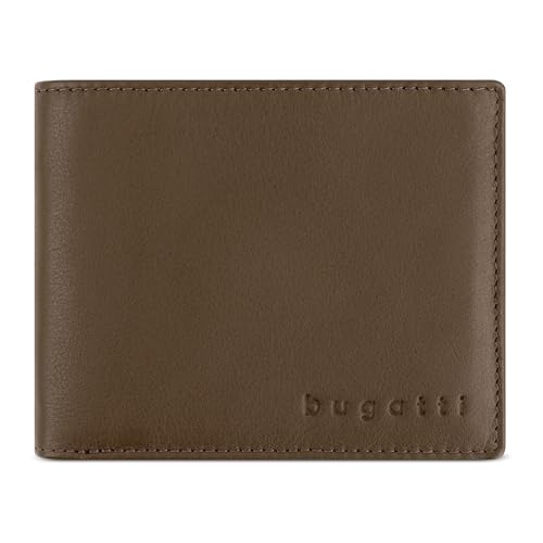 bugatti Lima Mini Geldbörse für Herren aus Leder, kleines Portemonnaie Querformat, Cognac bugatti Lima Mini Geldbörse für Herren aus Leder, kleines Portemonnaie Querformat, Cognac von bugatti