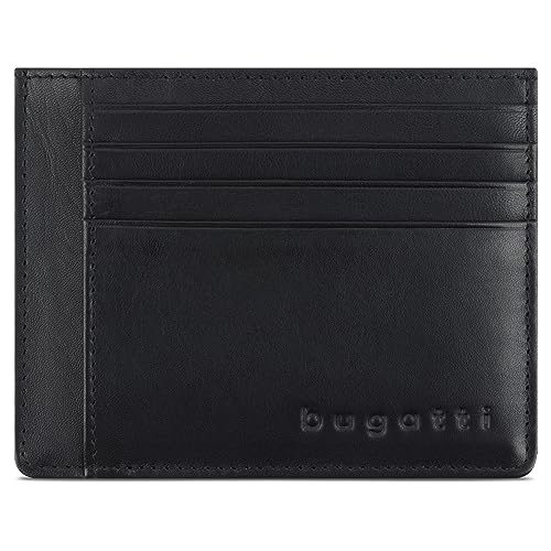 bugatti Primo Kartenetui 8CC – Herren Leder Kreditkartenetui - Credit Card Holder Wallet, Schwarz FormularbeginnFormularende von bugatti