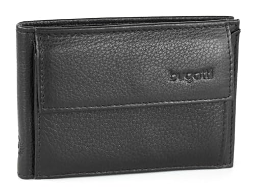 bugatti Sempre Geldbörse Herren Leder 4CC – Portemonnaie Herren Querformat Schwarz – Geldbeutel Portmonee Wallet Brieftasche Männer Portmonaise bugatti Sempre Geldbörse Herren Leder 4CC – Portemonnaie Herren Querformat Schwarz – Geldbeutel Portmonee Wallet Brieftasche Männer Portmonaise von bugatti
