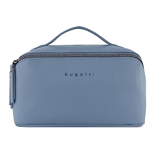 bugatti Almata Reise-Make-up-Tasche mit großer Öffnung, Kulturbeutel Damen in blau bugatti Almata Reise-Make-up-Tasche mit großer Öffnung, Kulturbeutel Damen in blau von bugatti