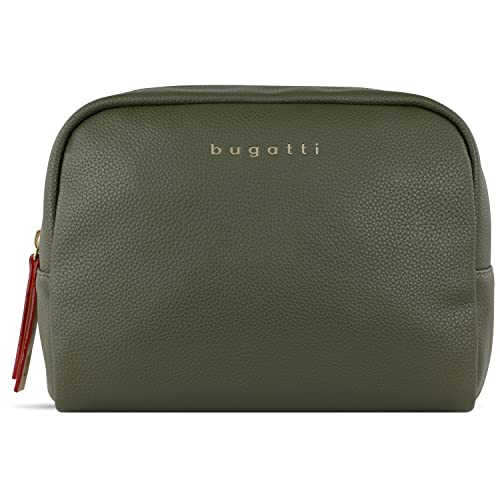 bugatti Ella Kulturbeutel, Kosmetiktasche, Toiletry Bag, Waschtasche, Waschbeutel, Toilettentasche in Olive von bugatti