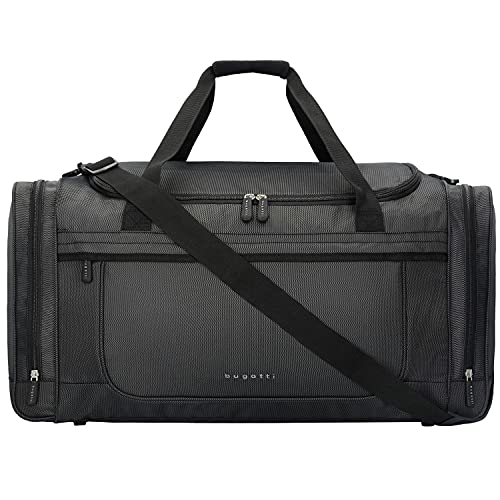 Bugatti Lima Reisetasche für Urlaub, Reisen oder Sport, 65 cm, Schwarz Bugatti Lima Reisetasche für Urlaub, Reisen oder Sport, 65 cm, Schwarz von bugatti