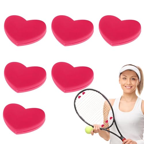Buhjnmik Tennis-Vibrationsdämpfer – Silikon-Vibrationsdämpfer für Tennissaiten, tragbarer Tennis-Vibrationsdämpfer, Tenniszubehör für Tennisspieler von Buhjnmik
