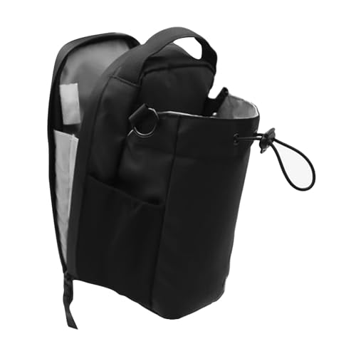 Magnetische Sporttasche, Snapbags Kleine magnetische Sporttasche, magnetische Sporttasche für Wasserflaschen, anpassbar und praktisch, leicht zu tragen, 27 x 11 x 27 cm, Schwarz für und Mädchen von Buhygn