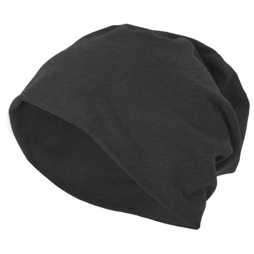 Build Your Brand BY002-Jersey Beanie, Charcoal, one Size von Build Your Brand