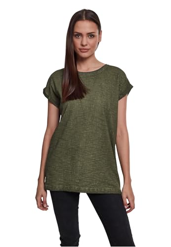 Build Your Brand Damen BY056-Ladies Spray Dye Extended Shoulder Tee T-Shirt, Olive, XL Build Your Brand Damen BY056-Ladies Spray Dye Extended Shoulder Tee T-Shirt, Olive, XL von Build Your Brand