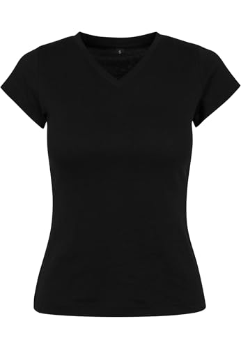 Build Your Brand Damen BY062-Ladies Basic Tee T-Shirt, Black, XS von Build Your Brand