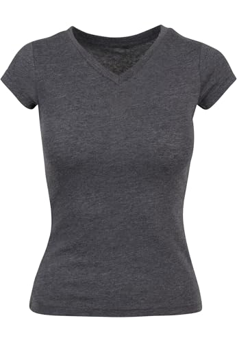 Build Your Brand Damen BY062-Ladies Basic Tee T-Shirt, Charcoal, XL von Build Your Brand