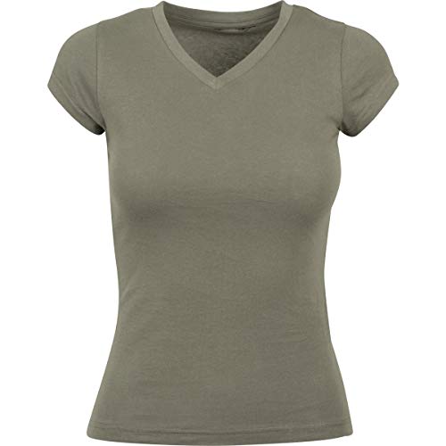 Build Your Brand Damen BY062-Ladies Basic Tee T-Shirt, Olive, L Build Your Brand Damen BY062-Ladies Basic Tee T-Shirt, Olive, L von Build Your Brand