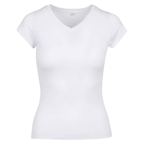 Build Your Brand Damen BY062-Ladies Basic Tee T-Shirt, White, S Build Your Brand Damen BY062-Ladies Basic Tee T-Shirt, White, S von Build Your Brand