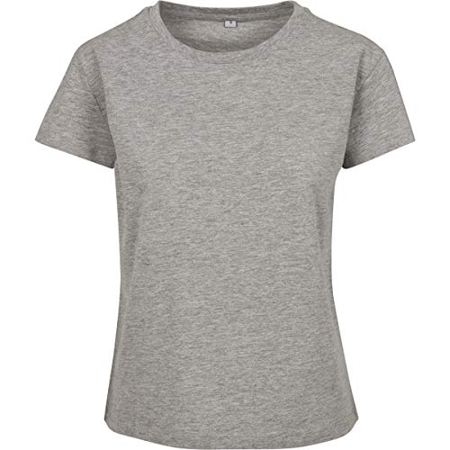 Build Your Brand Damen BY052-Ladies Box Tee T-Shirt, heather grey, XS von Build Your Brand